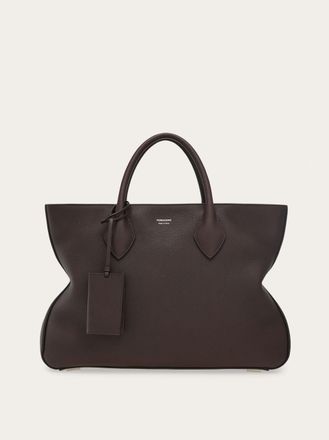 Ferragamo Men Ferragamo Monogram tote bag Brown