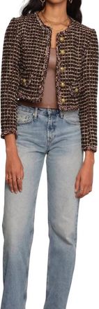 Heartloom Saffron Blazer In Black