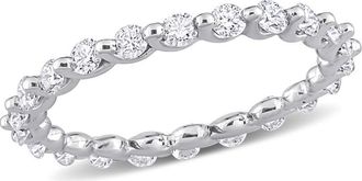 Amour 1 CT TW Diamond Eternity Band in Platinum