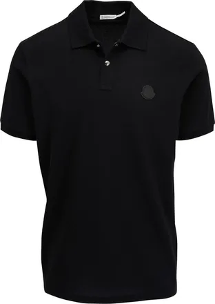 Moncler Logo-patch Cotton Polo Shirt