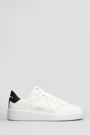 Golden Goose Sneakers Pure Star in pelle bianca