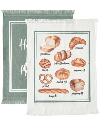 Bella Maison Set Of 2 Happiness Kitchen Towels