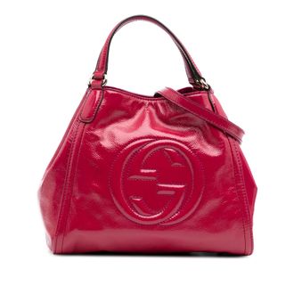 Gucci Soho Tote Bag met Geperst Logo