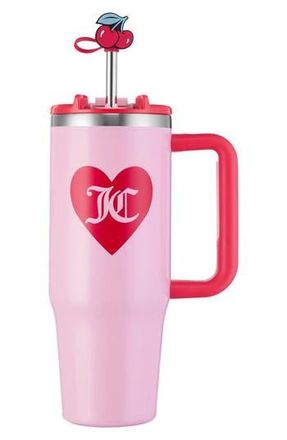 Juicy Couture 30-Ounce Jetsetter Stainless Steel Water Bottle in Light Pink at Nordstrom Rack