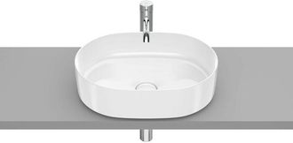 Roca Roca - Lavabo De Fineceramic De Sobre Encimera Round Inspira Color: Blanco Mate