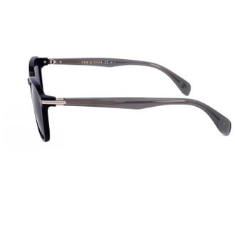 Rag & Bone RNB5043S80752 Square-Frame Dark Lens Sunglasses - Black