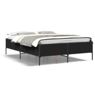 Berkfield Home Bed Frame without Mattress Black 160x200 cm
