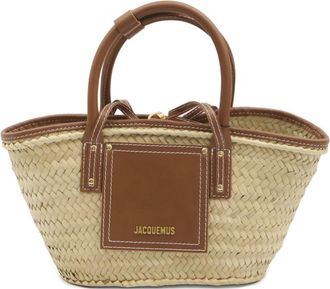 Jacquemus Le Panier Soli Rafia Basket Bag
