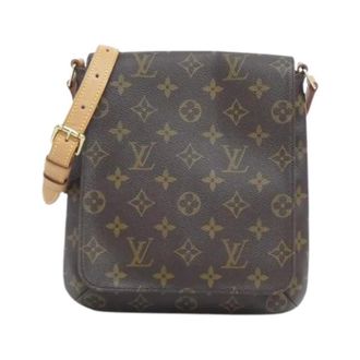 Louis Vuitton Pre-owned Cross Body Bags, female, Brown, Size: ONE SIZE Pre-owned Canvas Cross Body Bag