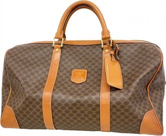 Celine Brown Pvc Boston Bag (Pre-Owned)