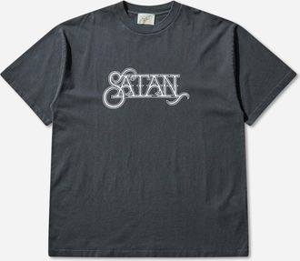 Aries Faded Satan T-Shirt Black