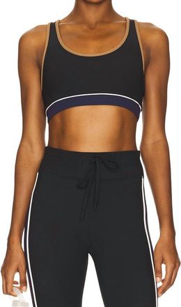 The Upside Revolver Jade Racerback Sports Bra In Black