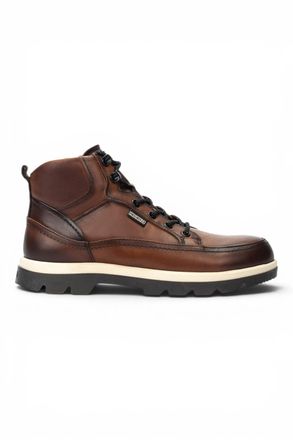 Pikolinos Pikolinos Mens Brown Leather Lace-Up Ankle Boots - Vigo
