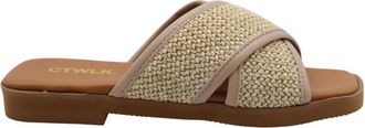Catwalk Mauritius Design Slippers - Dames - Sandalen - Beige - 36 EU - Schoenen