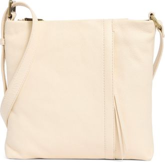 Hobo Drifter Leather Crossbody Bag in Cream at Nordstrom Rack