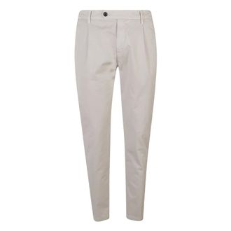 Eleventy Heren, Broeken, Beige, Maat: W31 Katoen