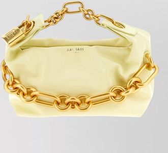 Balmain sync mini leather shoulder bag