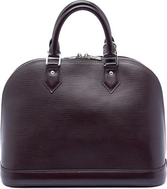 Louis Vuitton Purple Epi Alma PM