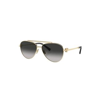 Tiffany & Co. Pilot-Frame Zonnebril - Dames - Zonnebrillen - Geel - 59 MM - Accessoires