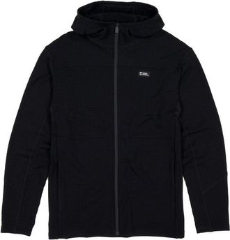 Mons Royale Offgrid Merino Fleece Zip Hoodie Merinojacke f&uuml;r Herren | schwarz