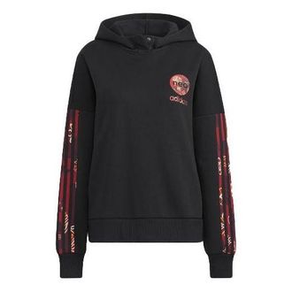 adidas (WMNS) adidas Neo CNY Hoodies Black HM7482