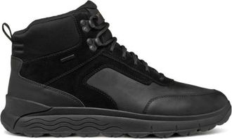 Geox Spherica 4x 4 ABX Enkellaarzen - Heren - Veterlaarzen - Zwart - 46 EU - Schoenen