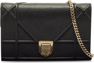 Dior Clutch Diorama in pelle - Nero