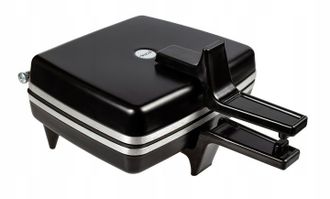 OEM Gofrera Dezal 301.5b De 1300 W, Color Negro + Tenedor De Madera