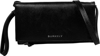 Burkely Creased Crystal Phone Bag Leather Black