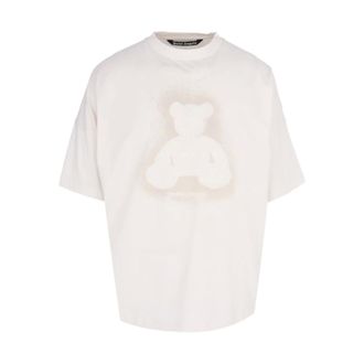 Palm Angels T-Shirts, male, White, Size: 2XL Classic Logo Over T-Shirt