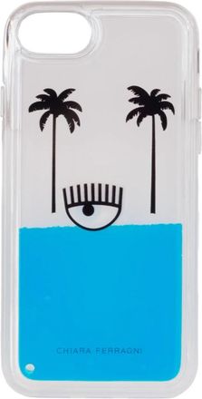 Chiara Ferragni Blauwe Cove i Phone 8 Hoes - Dames - Telefoonaccessoires - Blauw - ONE Size - Accessoires