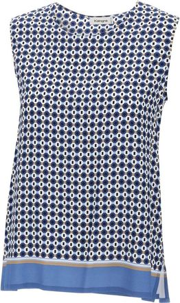 KANGRA Tops, Dames, Blauw, L, Stretch Viscose Top