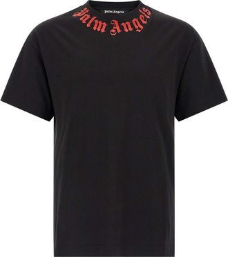 Palm Angels Neck Logo T-Shirt