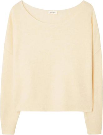 American Vintage Maglione Damsville con scollo a barca - Toni neutri