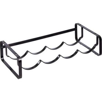 OEM Botellero De Mesa Apilable, Negro, 9,6 Cm De Profundidad X 41,5 Cm De Ancho X 20,4 Cm De Alto