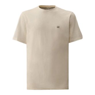 C.P. Company T-Shirts, male, White, Size: 2XL 30/1 Jersey Short-Sleeve Goggle