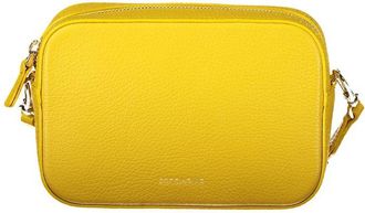 Coccinelle Yellow Leather Womens Handbag