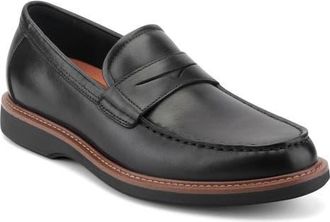 Rockport Ledger Leather Penny Loafer in Black 001 at Nordstrom, Size 11.5