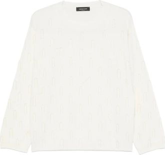 Fabiana Filippi Bead-embellished Crew-neck Sweater