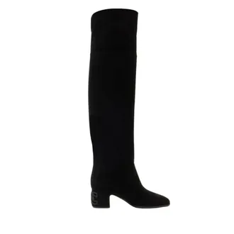 Casadei Over-knee Boots, female, Black, Size: 5 1/2 US Muni Nomad Over the Knee