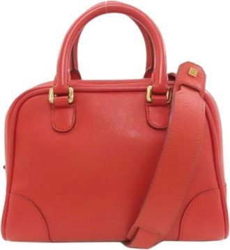 Loewe Pre-owned Handbags, female, Red, Size: ONE SIZE Pre-owned Handbag