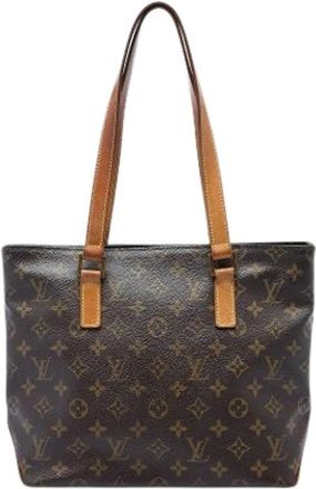 Louis Vuitton Pre-owned Monogram Cabas Piano - Dames - Vintage Shopper - Bruin - ONE Size - Leer - Vintage