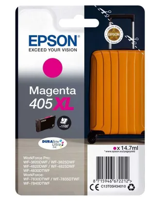 Epson Cartucho Epson 405xl Magenta Wf-3820 Wf-3825 Wf-4820 Wf-4825 Wf-4830