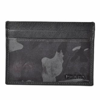 Prada Pre-owned Wallets, male, Black, Size: ONE SIZE Pre-owned Card Case