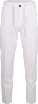 Eleventy Pantaloni con coulisse - Bianco