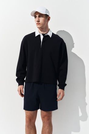 H&M Regular Fit Tennis Shorts With Drymove in Dark Blue at Nordstrom, Size Xx-Large
