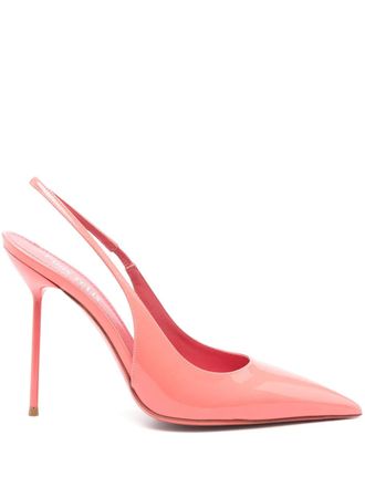 PARIS TEXAS 105mm Lidia slingback pumps - women - Calf Leather/Calf Leather/Calf Leather - 41 - Pink