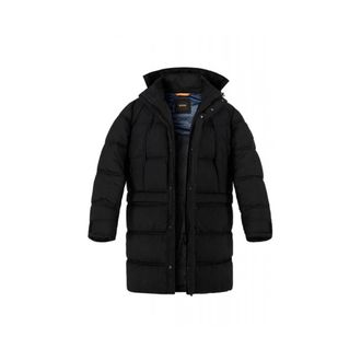 HUGO BOSS Olomis 1 Parka - Heren - Parka Jassen - Zwart - M - Leer - Jassen