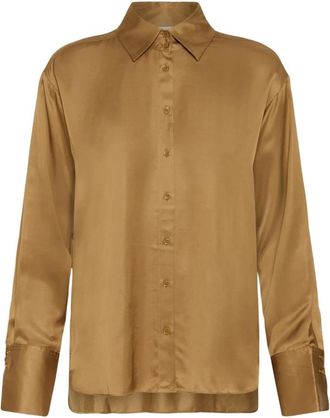 Inwear Pauline IW Shirt - Dames - Overhemden - Bruin - 2XL - Overhemden
