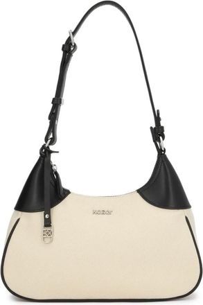 Kazar Baguette Handtas - Dames - Schoudertassen - Beige - ONE Size - Leer - Tassen
